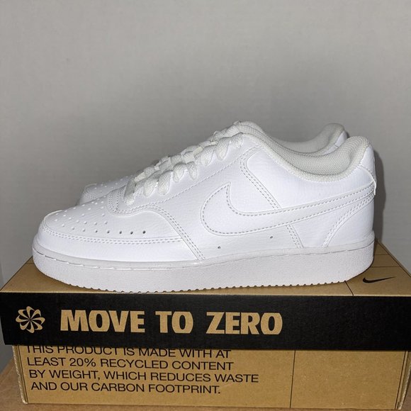 Nike Shoes - BRAND NEW Women's Nike Court Vision Low NN Size 7.5 ALL WHITE